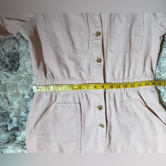 Celebrity Pink Barbie Corduroy doll core Jumpsuit Romper One Piece Sz Large - Picture 7 of 10
